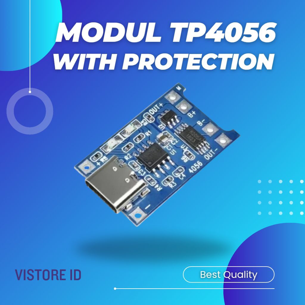 TP4056 TYPE C 5V 1A +Protect / Modul Charger