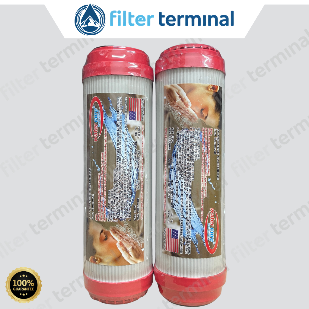 Filter Manganese 10" / Greensand Manganese Filter 10" / Filter Manganese Cartridge 10" - Watercure