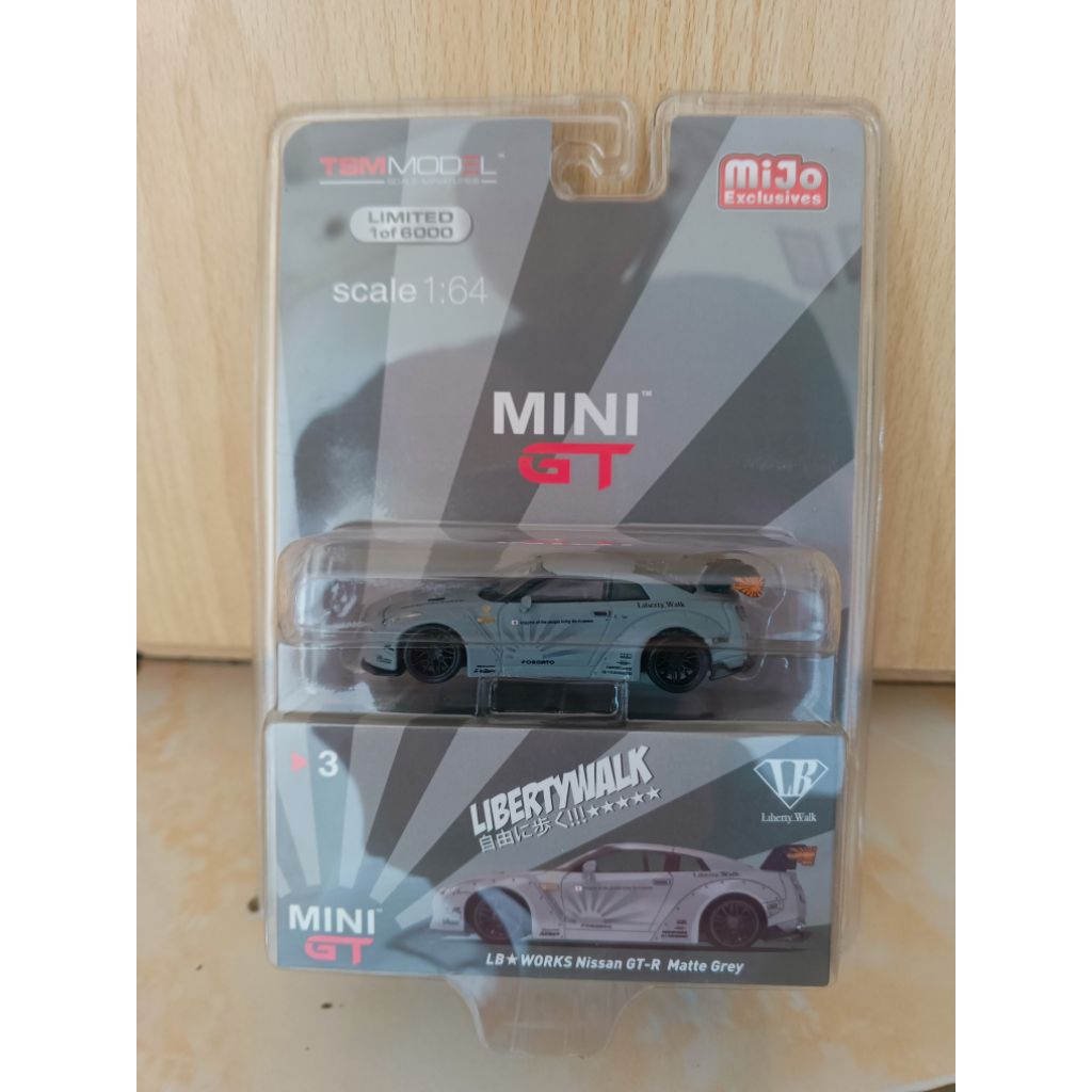 Mini GT R35 LBWK Matte Grey