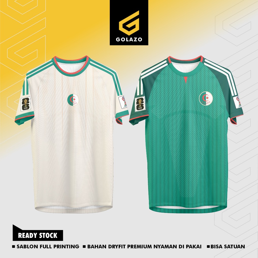 Jersey Algeria 2026 Series Full Printing Dryfit Milano