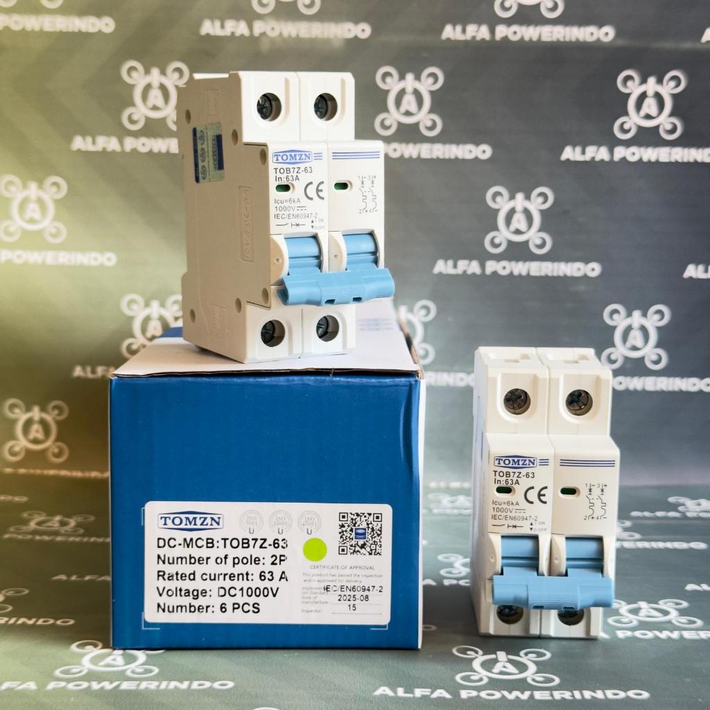 TOMZN 2P DC 1000V MCB 50A - TOMZN33 TOMZN 2P DC 1000V MCB 16A - TOMZN34 TOMZN 2P DC 1000V MCB 32A - 