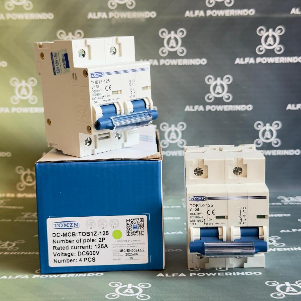 TOMZN 2P DC 600V MCB 125A - TOMZN31 TOMZN 2P DC 600V MCB 100A - TOMZN32 - 125a