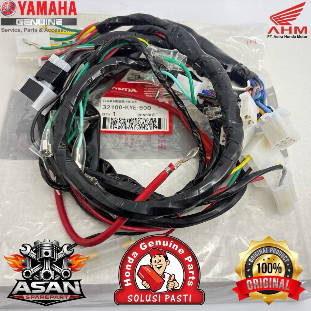 Kabel Body Harness Wire 32100-KYE-900 HONDA MEGAPRO Monoshock Karbu Original AHM