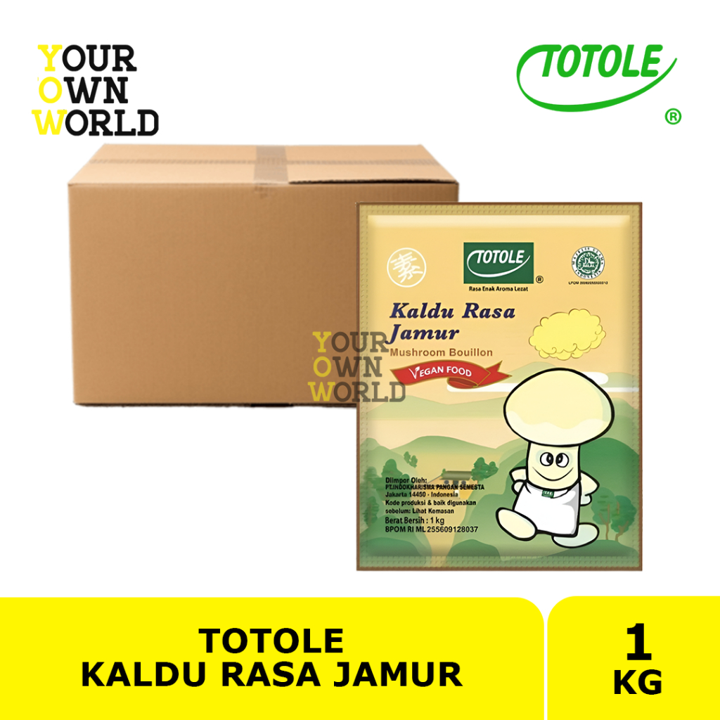 CTN - TOTOLE Kaldu Jamur 1kg (1 DUS) | TOTOLE Kaldu Rasa Jamur 1 kg 1 DUS | TOTOLE Mushroom Bouillon