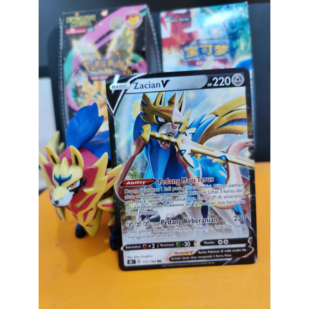 Pokemon TCG (IND) - Zacian V 117/184 RR