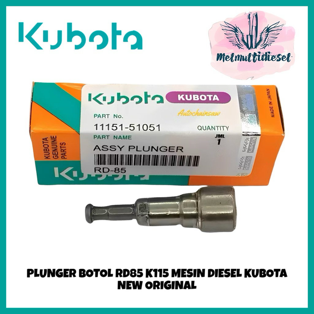 PLUNGER LILIN RD85 NEW KUBOTA ORIGINAL