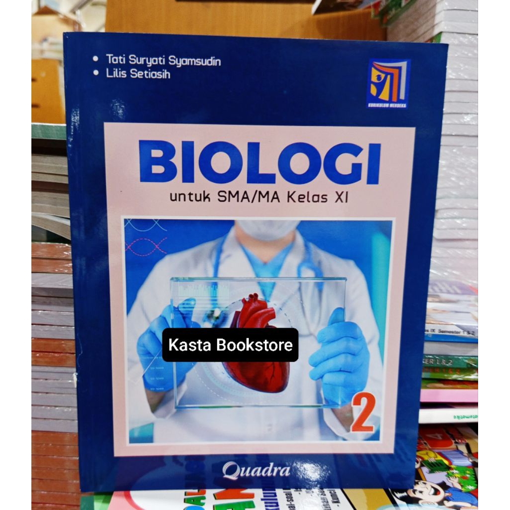 Buku Biologi Kelas 11 SMA Kurikulum Merdeka Quadra