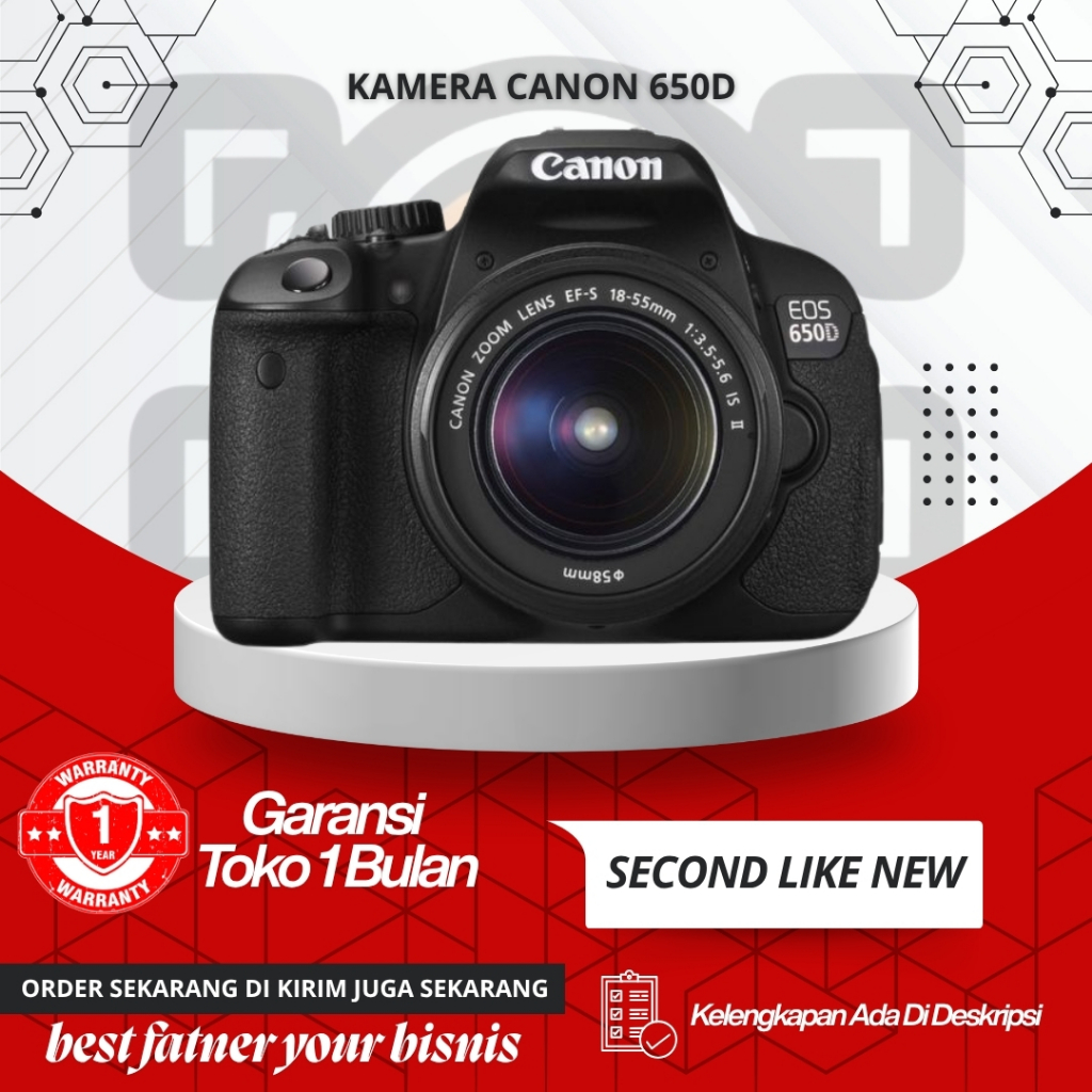 kamera canon 650D murah mulus