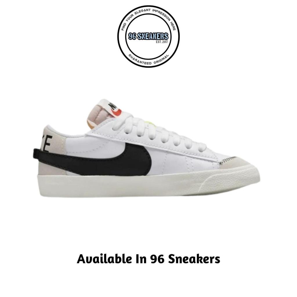 Sepatu Sneakers Pria Nike Blazer Low 77 Jumbo White Black (DN2158-101) ORIGINAL