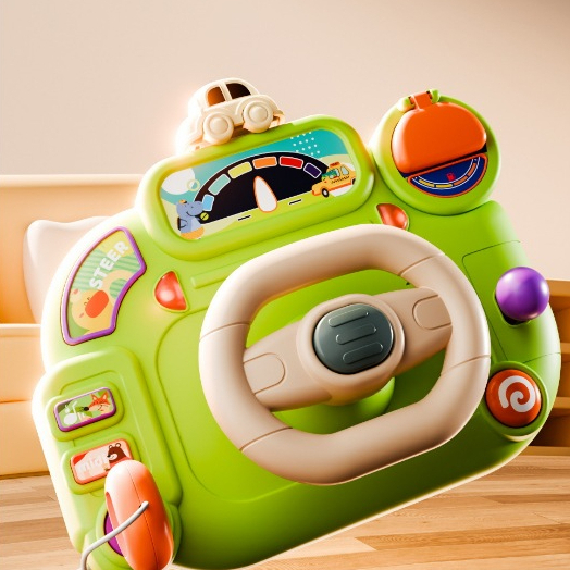 Ken Multifunction Steering Wheel / Mainan Setir Mobil Anak / Mainan Setir Stroller