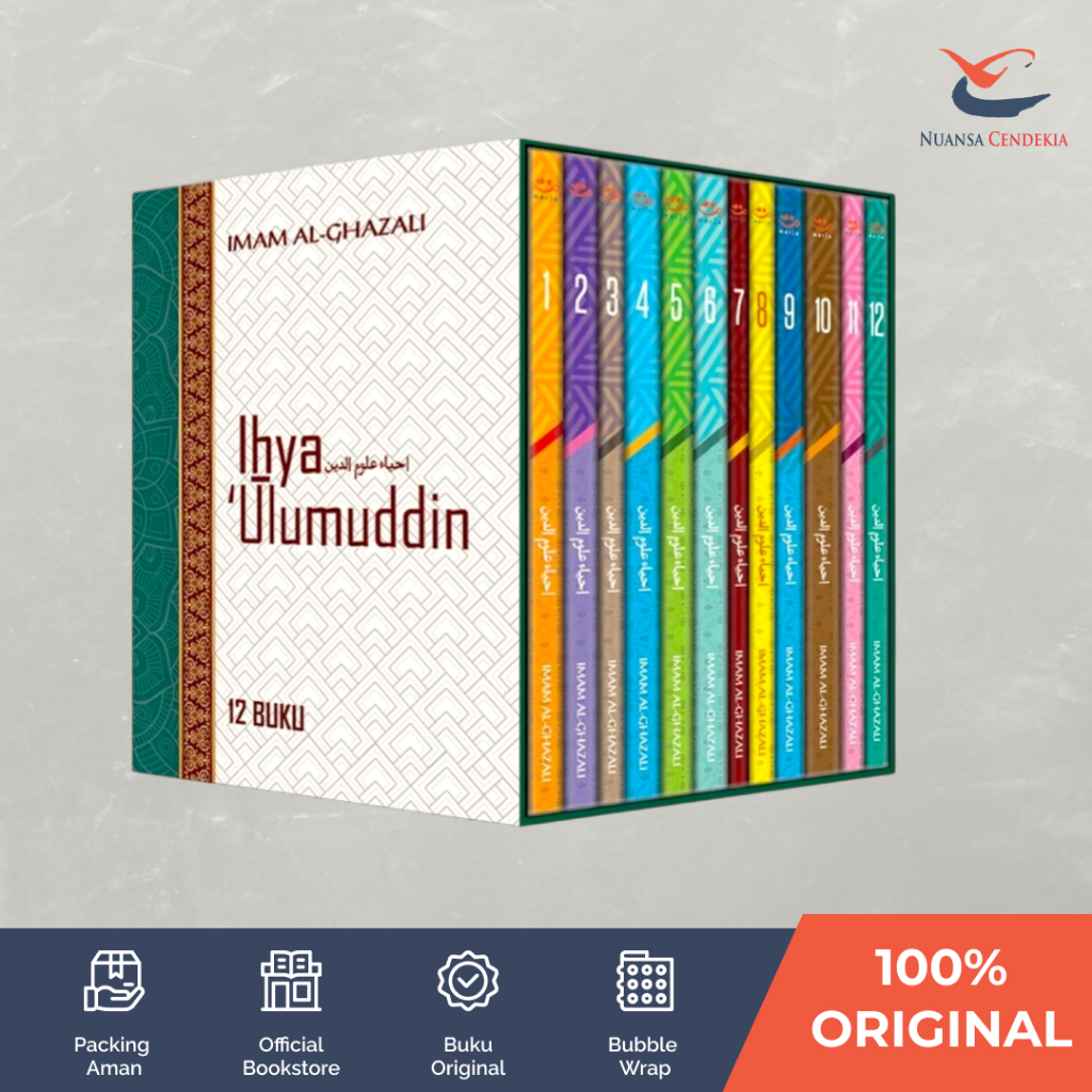 Kitab Terjemahan Ihya Ulumuddin 12 Jilid Lengkap - Imam Al-Ghazali - [Marja]