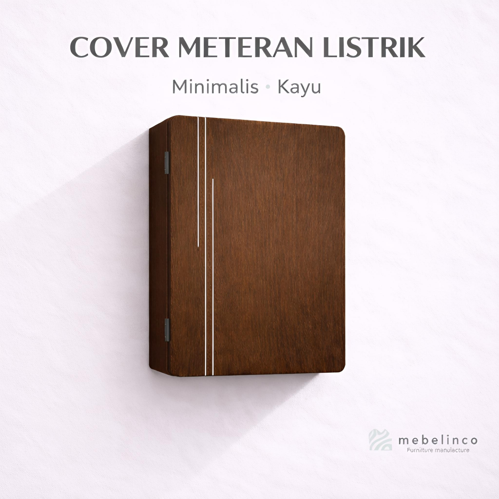 Cover Meteran Listrik Prabayar - Token Penutup Meteran Listrik Minimalis  Modern - Penutup Meteran L