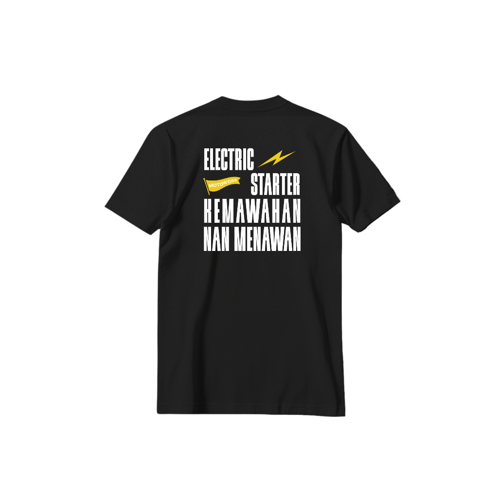 Kaos Vespa Excel Px Series Logo Bolt Tshirt