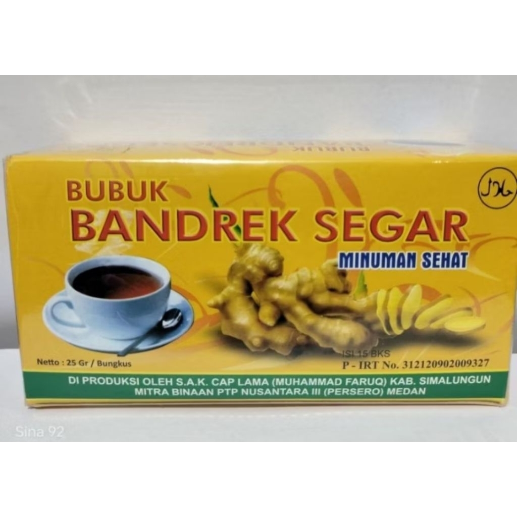 Bubuk bandrek segar