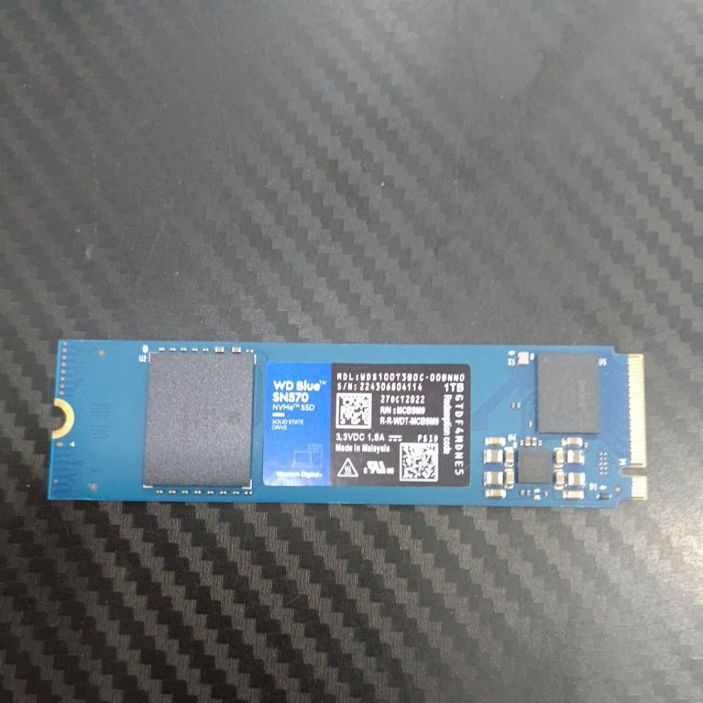 ssd m.2 nvme wd blue sn570 1tb normal