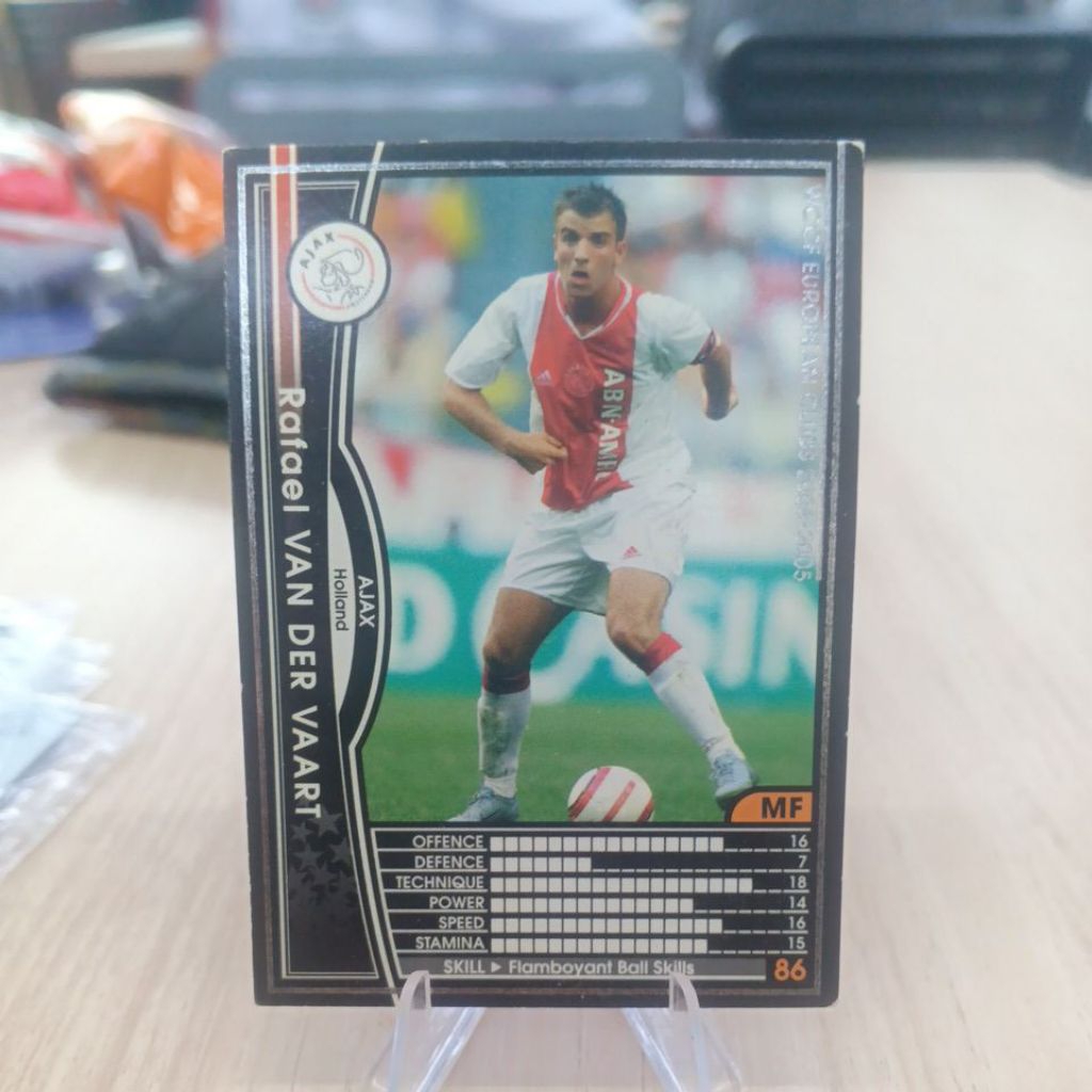 kartu bola panini wccf 2004/2005 Ajax