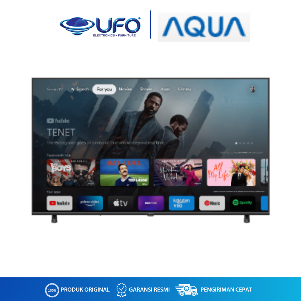 AQUA AQT50K85FUX Google TV 50 inch 4K HDR | Google TV