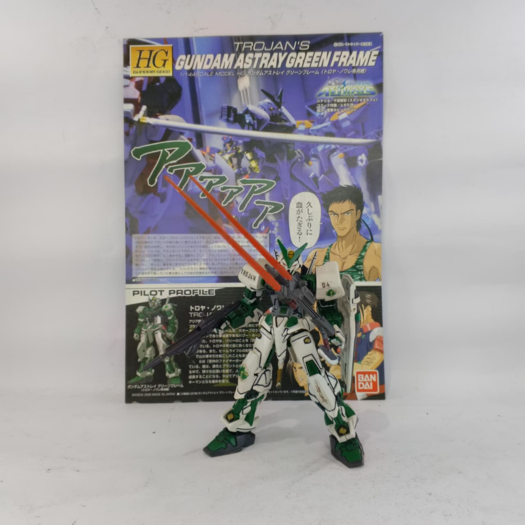 Bandai HG Astray Green Frame / Gundam Seed Destiny 1/144 2nd Sudah Rakit HS386