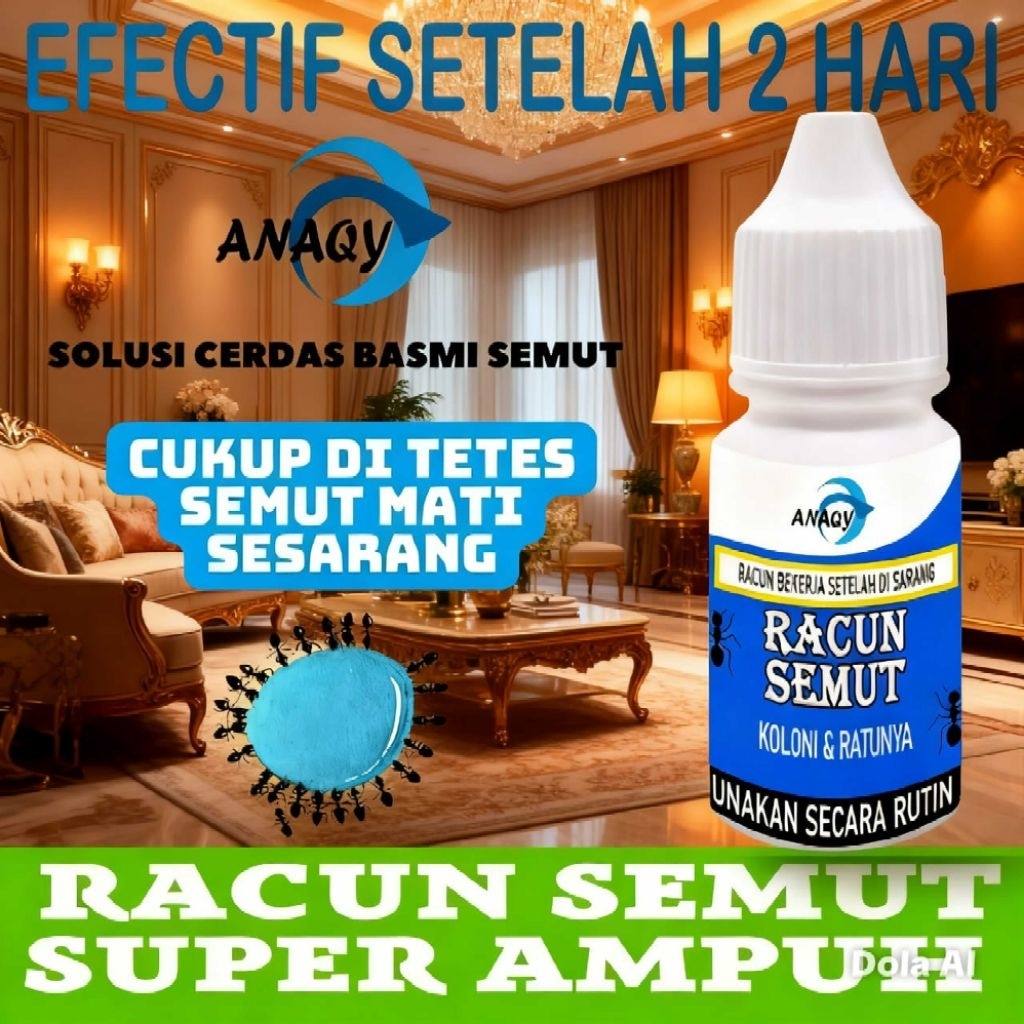 ANAQY RACUN SEMUT TETES umpuh basmi semut sampai koloni dan ratunya