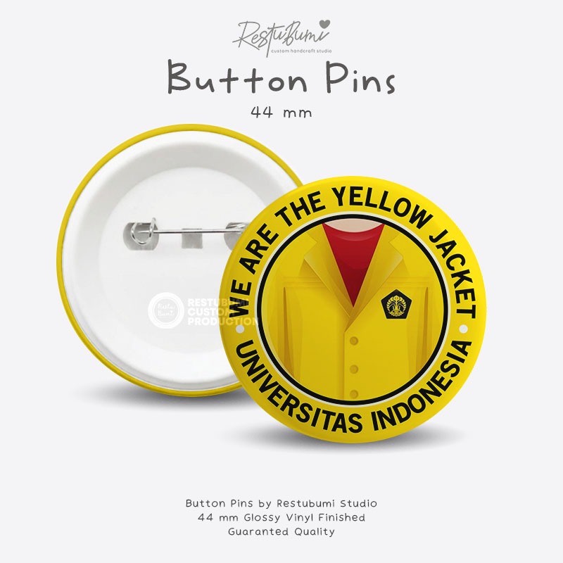 PIN UI universitas Indonesia - 44mm