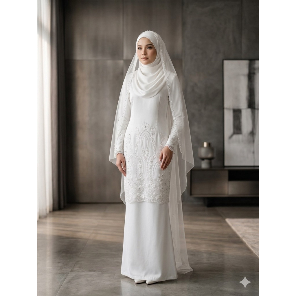 gaun pengantin malaysia melayu gaun akad gaun walimah wedding dress