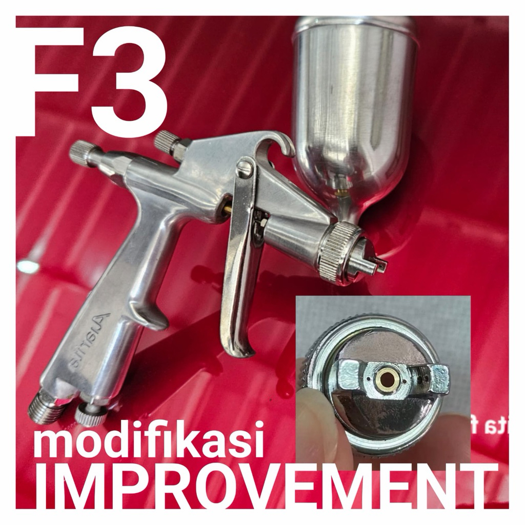 Spray gun Mini Auarita F3 Modif IMPROVEMENT