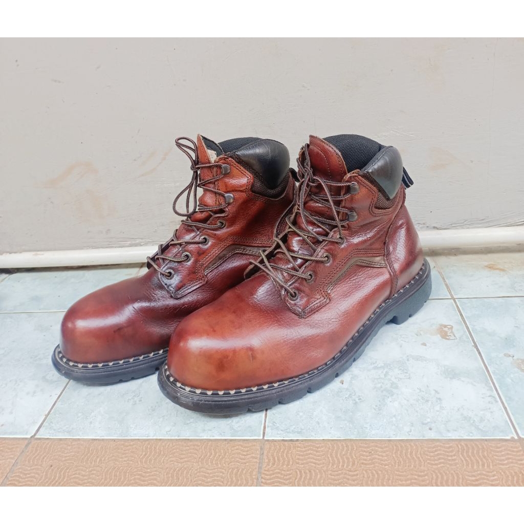 sepatu safety redwing size 45 second tapak tebal gondrongg