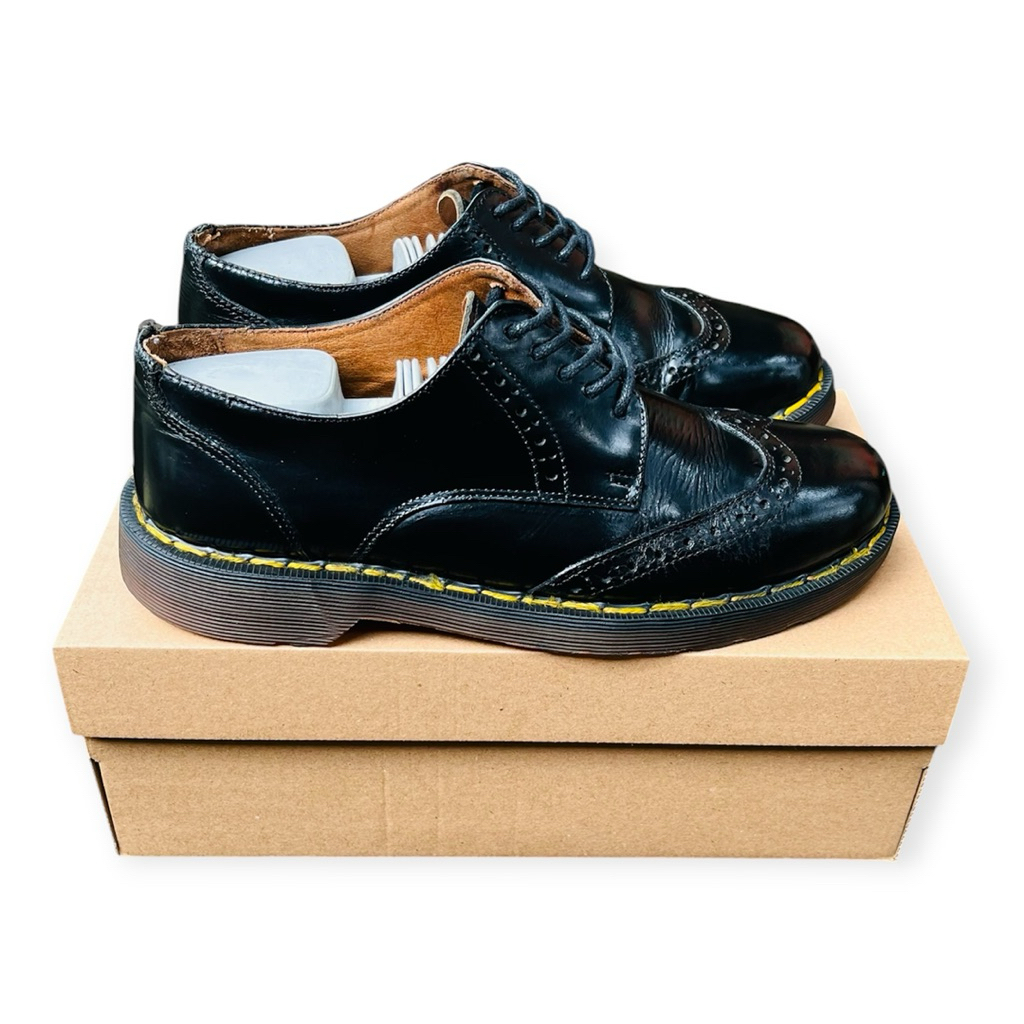 Dr Martens Docmart Docs Brogue Wingtip Downstitch MIE England (Black) SIZE 41