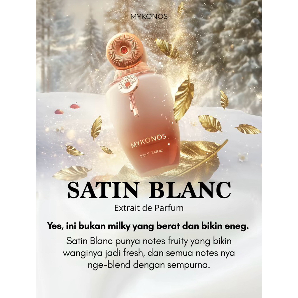 MYKONOS SATIN BLANC 15ML | MYKONOS SATIN BLANC 100ML