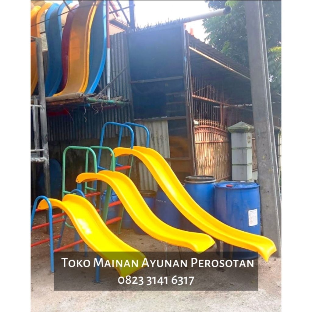 Perosotan - Prosotan - Perosotan Besi Outdoor - Prosotan Besi Outdoor - Perosotan Anak Tk Paud - Pro