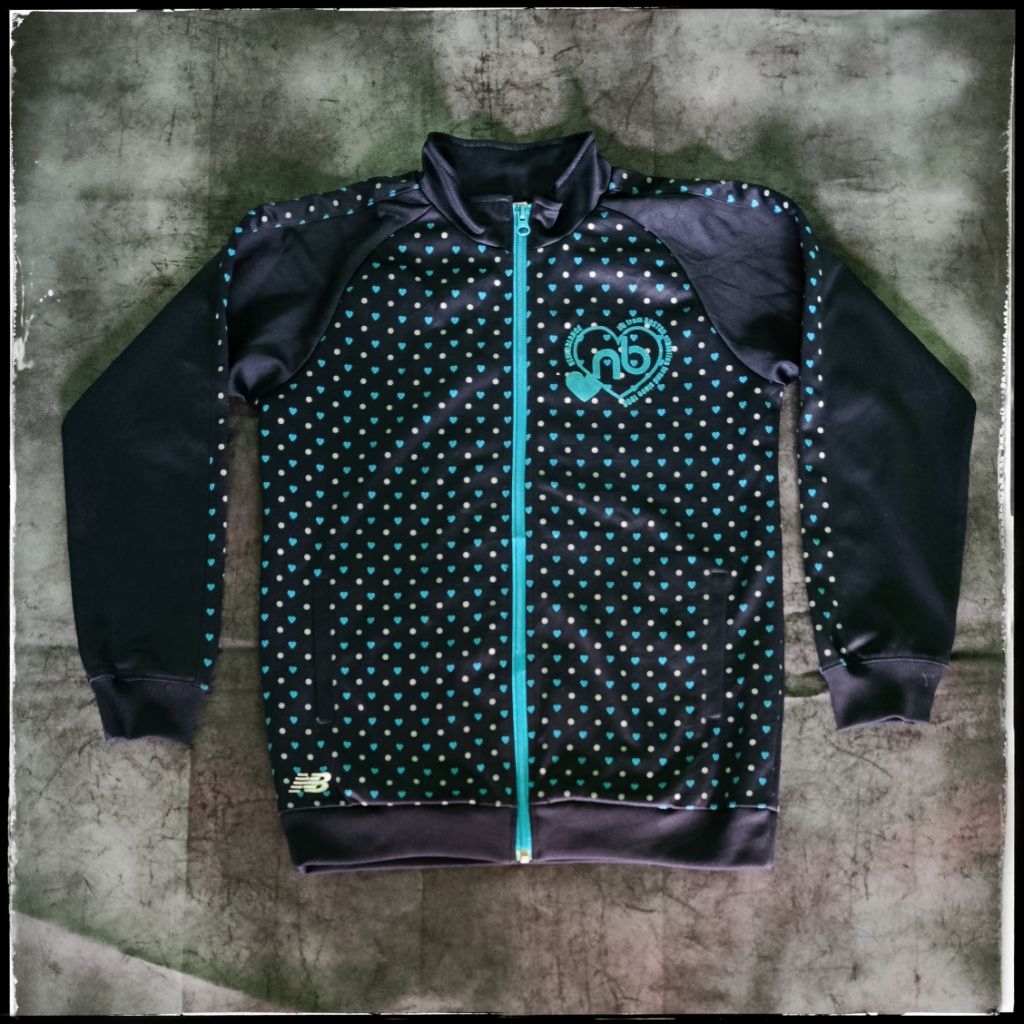 Jaket cewek vintage tracktop jersey full print NB size M to L