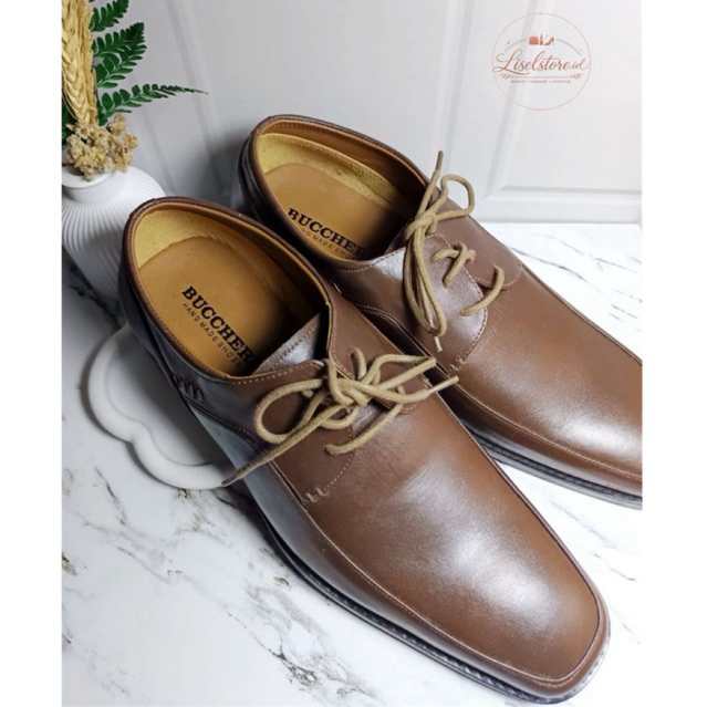LISEL - [NEW] Original Buccheri Hand Made Shoes - Sepatu Pantofel Pria