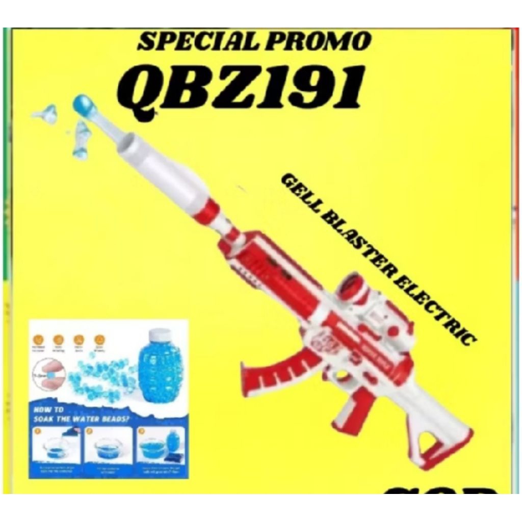 Water gel blaster gun