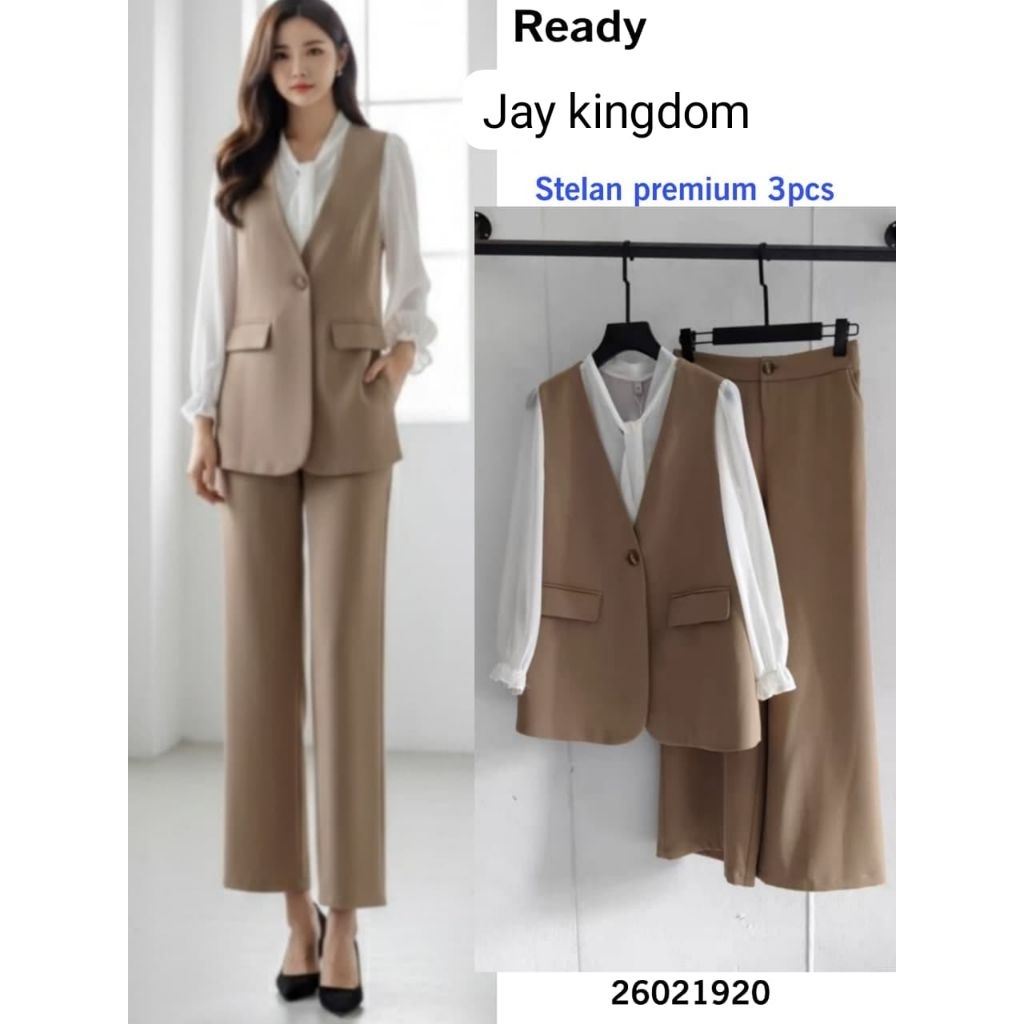 Setelan Celana Cewek Butik Import Premium "ELIORA (TY MAR 2646)" Cek
