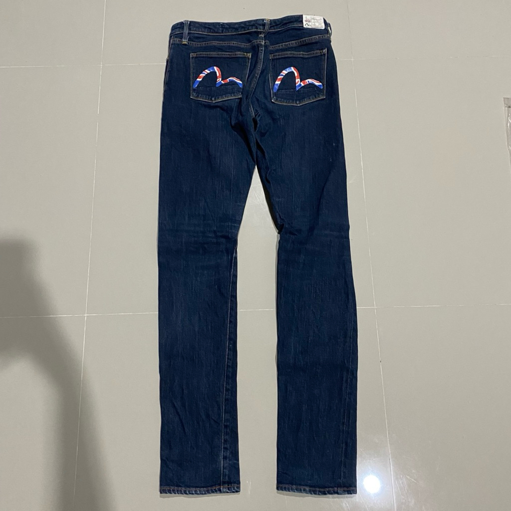 Evisu Denimpics 2012 UK FLAG Seagull Pocket Selvedge Denim Jeans