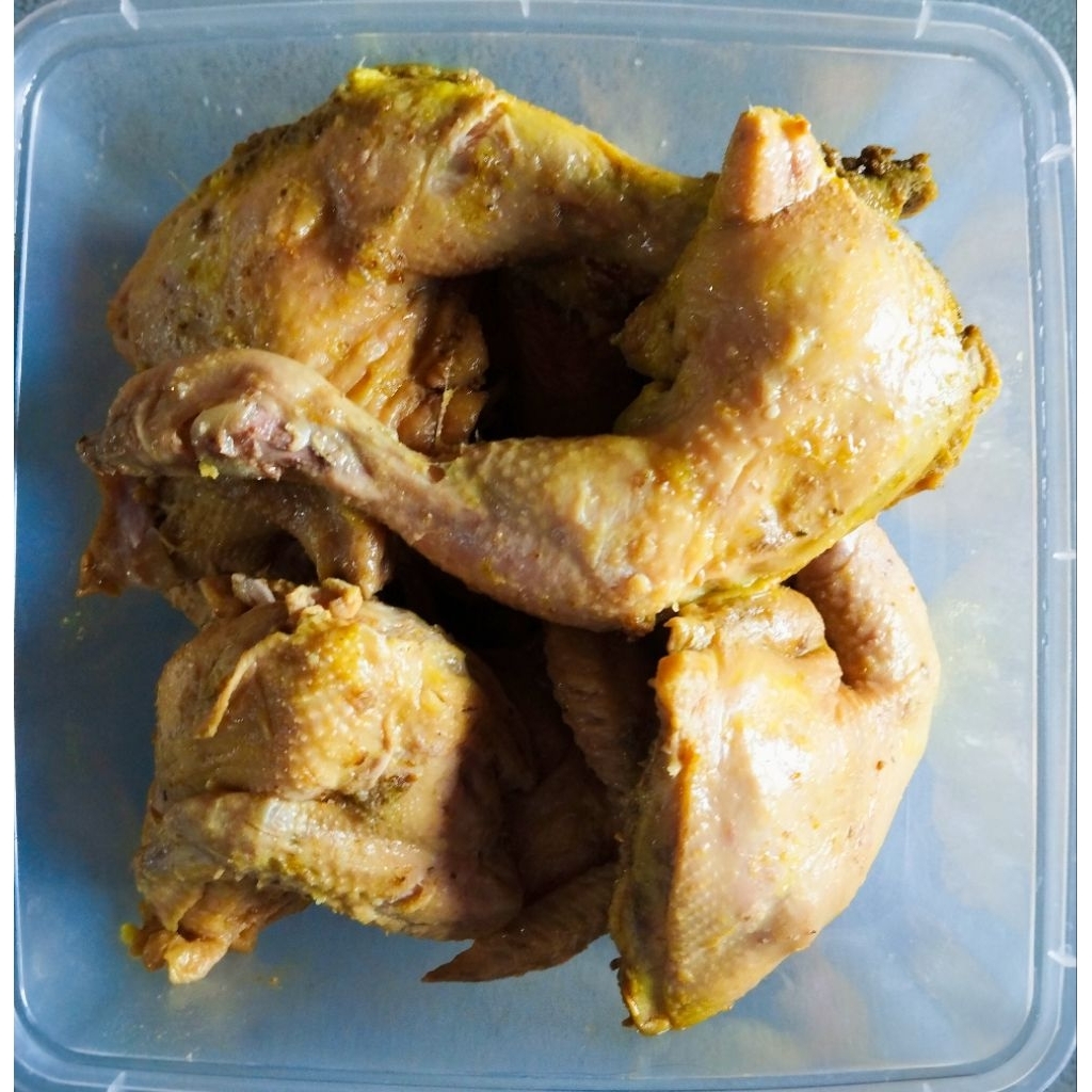 Ayam TG ungkep bumbu kuning 1kg isi 8 pcs paha/dada