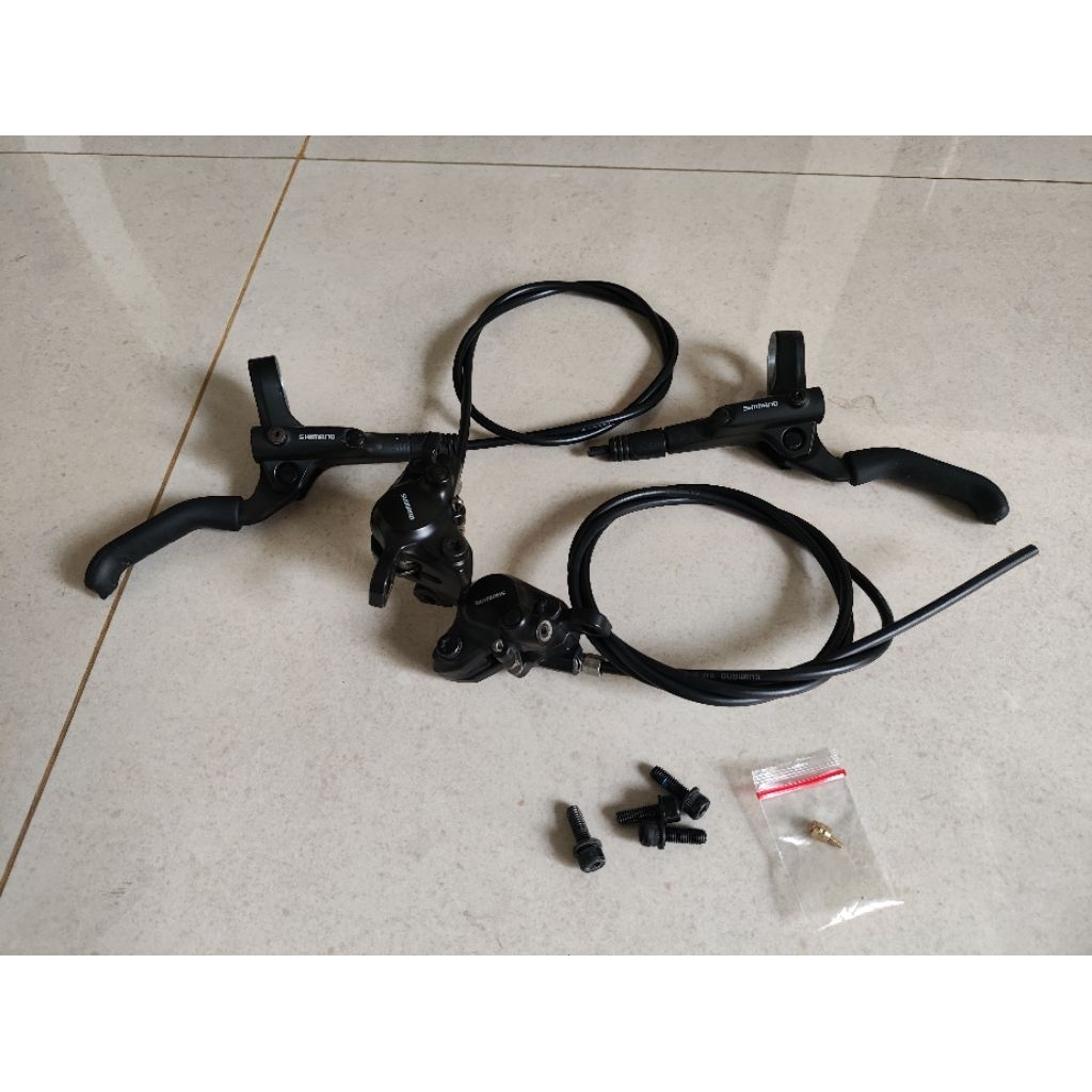 Brakeset/rem hidrolik shimano mt201 dan mt200