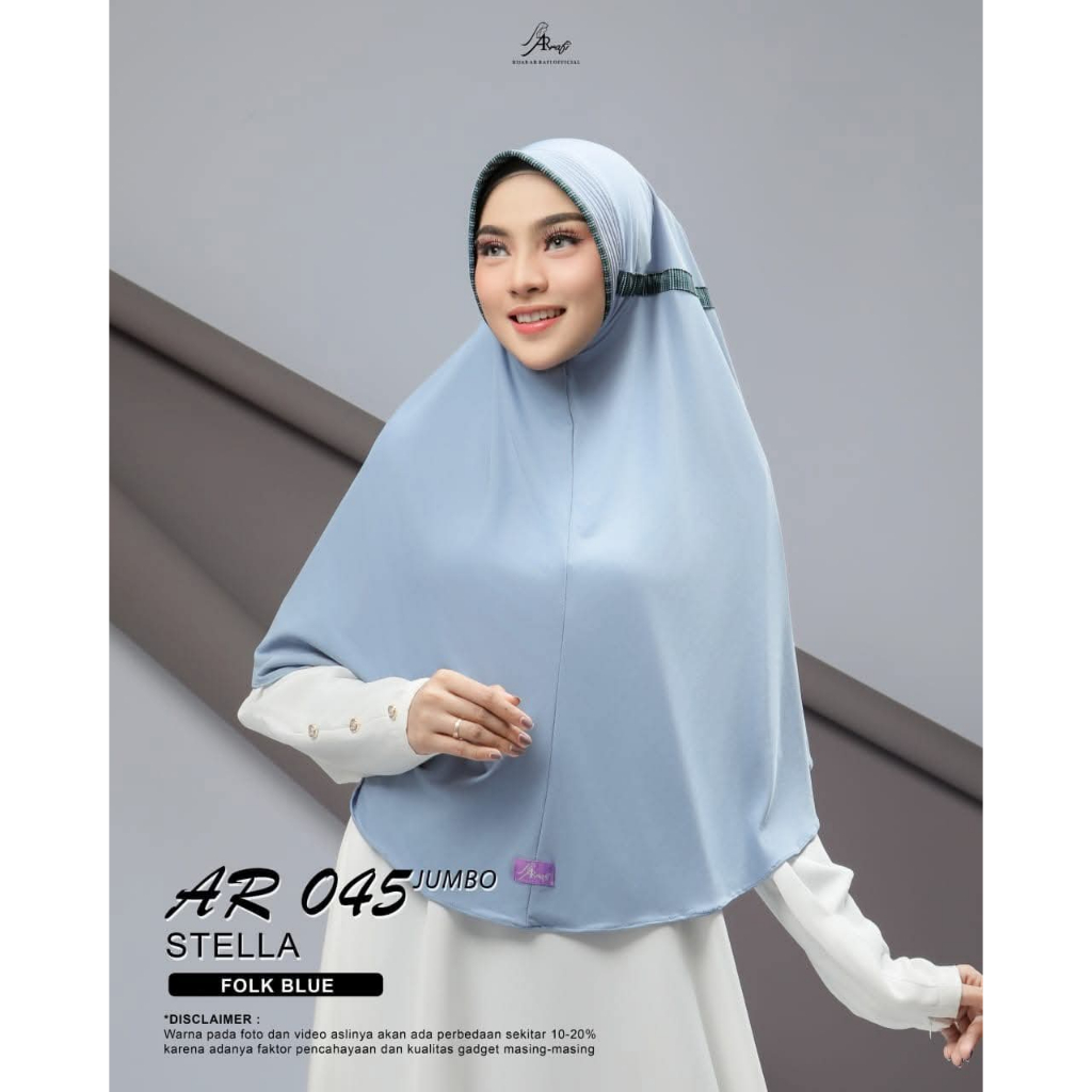 HIJAB ARRAFI AR 045 JUMBO-HIJAB ARRAFI LIST GARIS