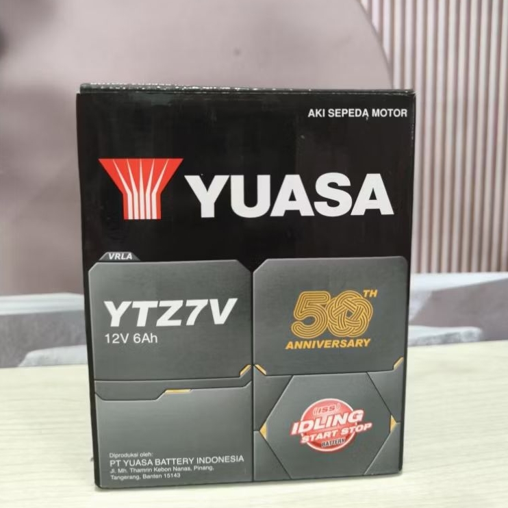 AKI YUASA YTZ7V MF Aki Motor NMAX LEXI AEROX Original ASLI