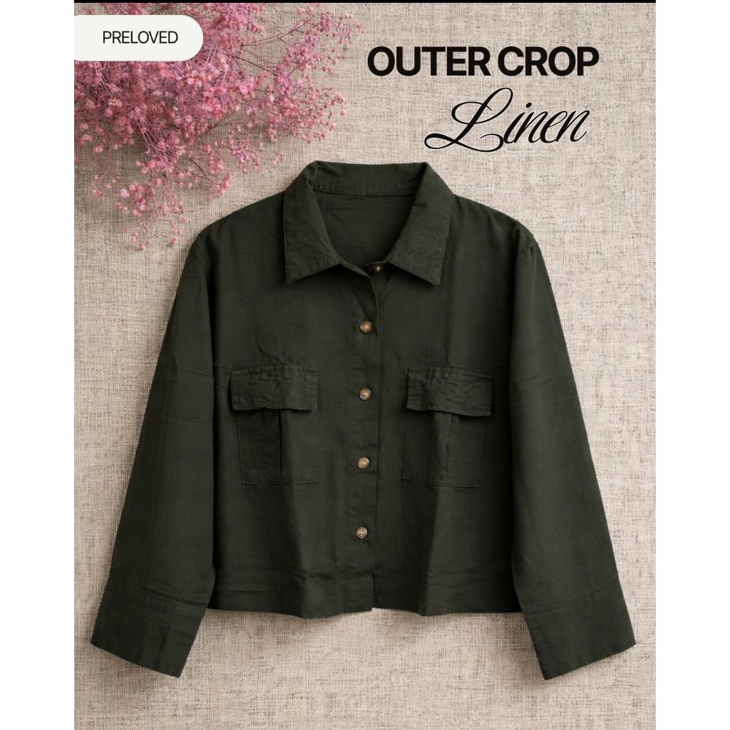 outer crop linen