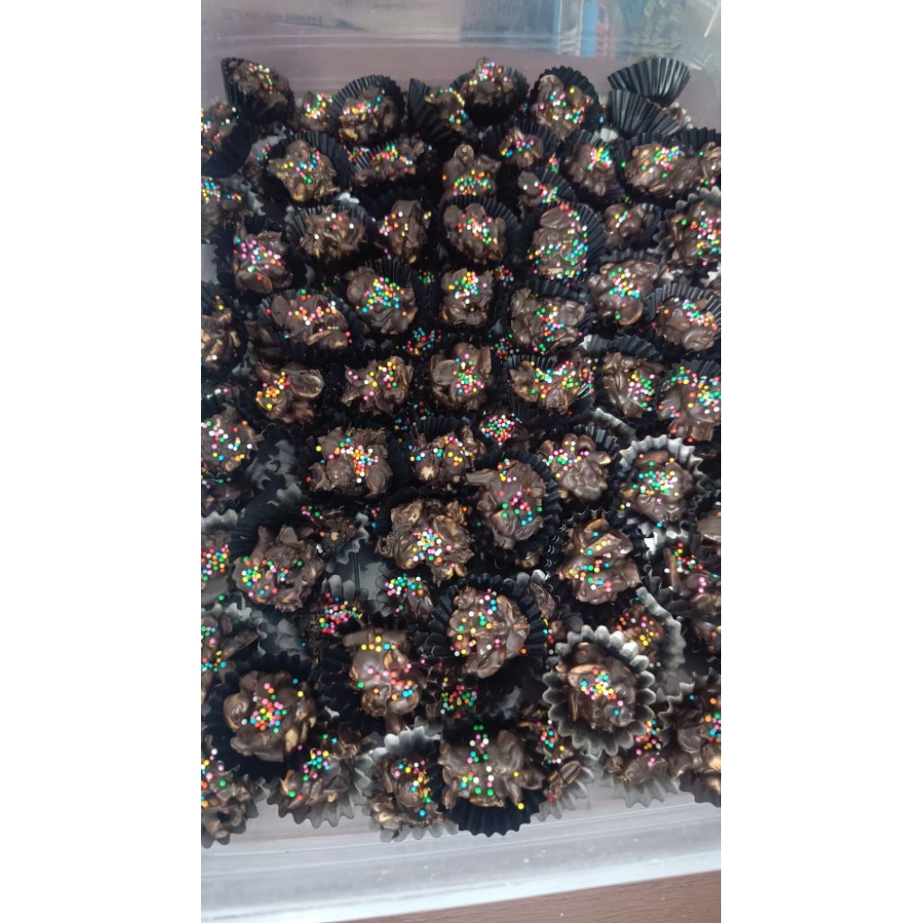 coklat kacang kue kering lebaran cemilan 250gr