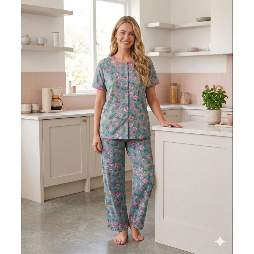 Baju Tidur Kulot Pretty Girl Babydoll Bahan Katun Adem Baju Tidur Pretty Girl Kulot Babydoll