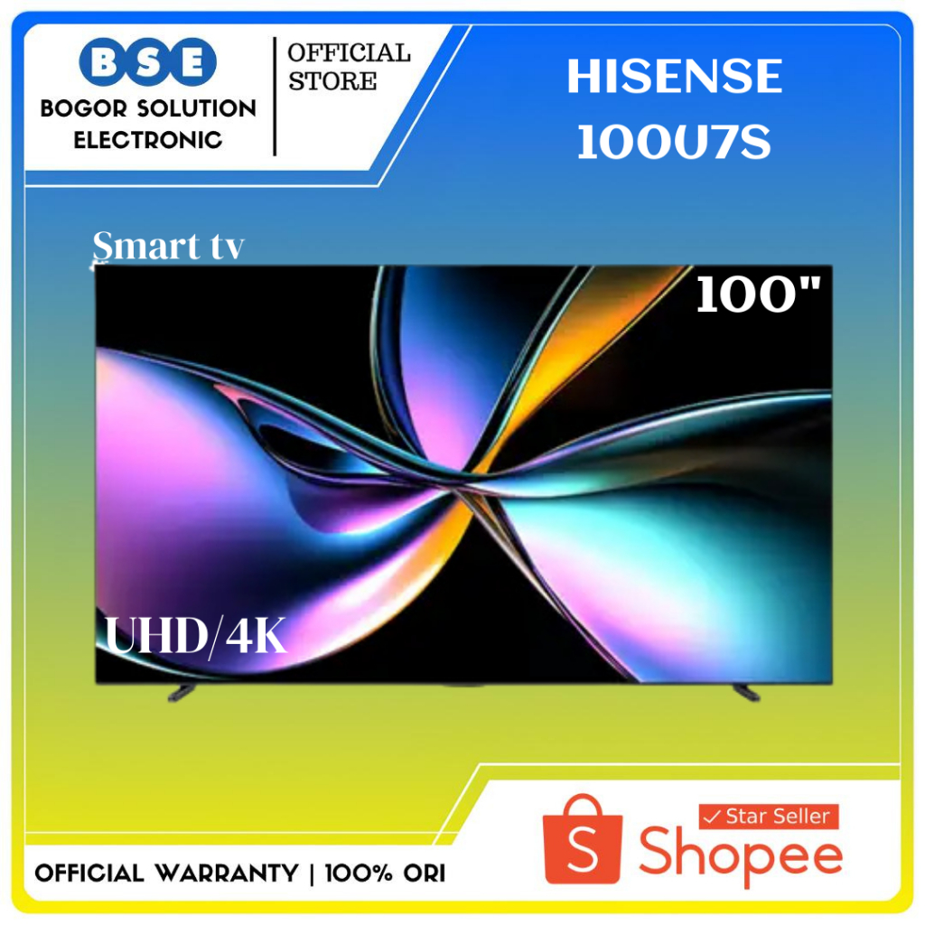 Mini-LED Pro Hisense 100U7S 4K/UHD Vidaa Smart TV 100 Inch U7S Hisense TV 100U7S