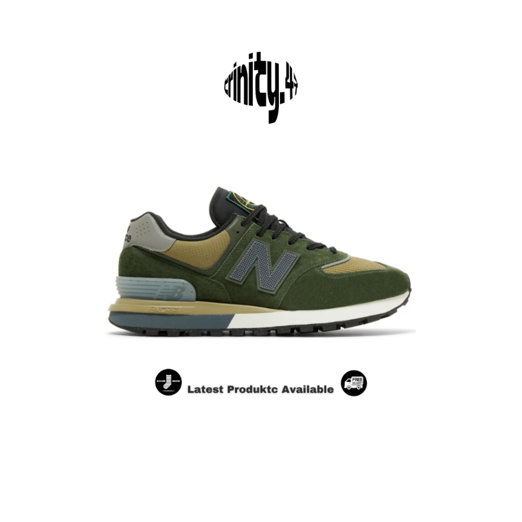 Stone Island x 574 Legacy Dark Green
