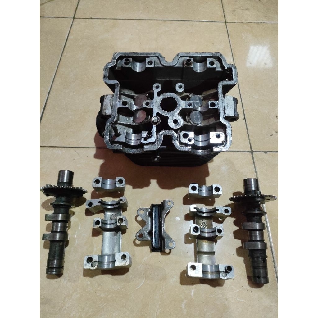 Blok Head Full Isi Set Satria FU Karbu Ori SGP