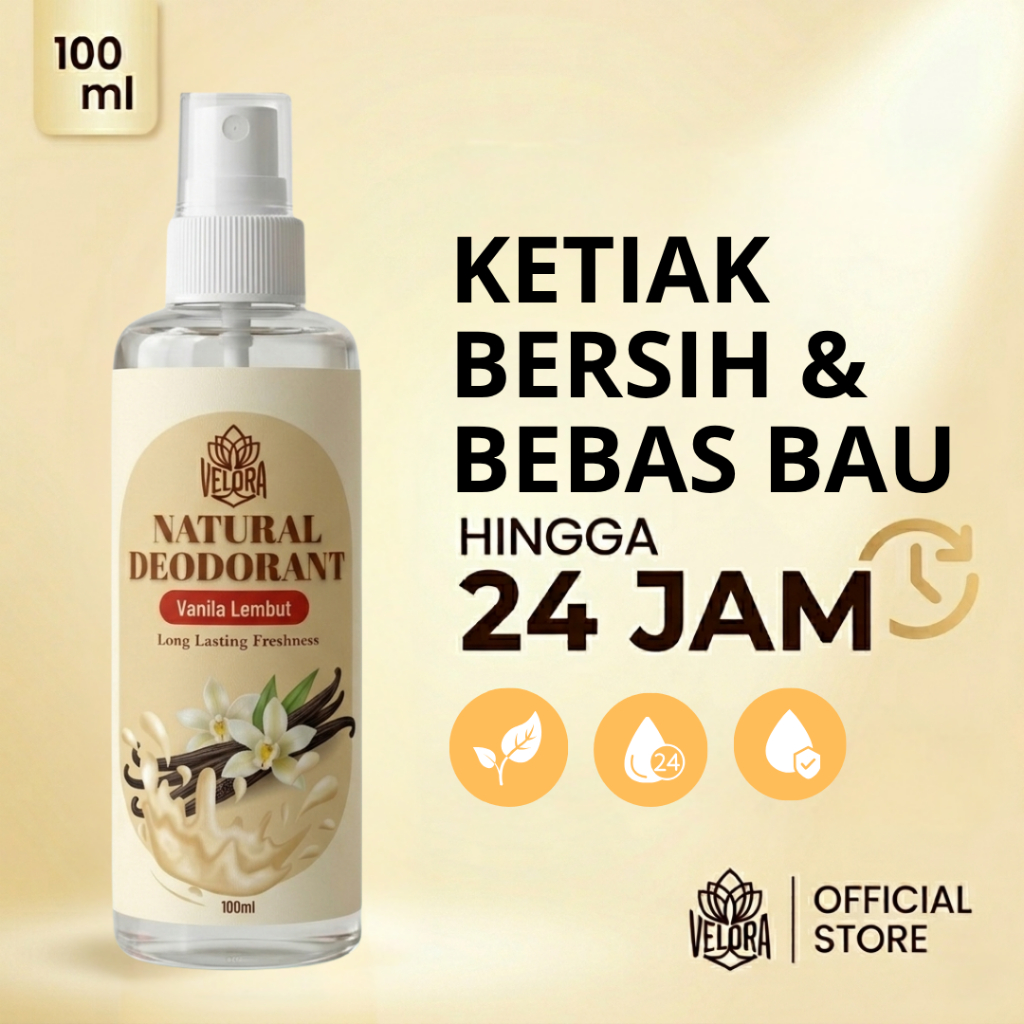 100 ML Natural Deodorant Tawas Spray Deodorant Batu Tawas Ketiak Penghilang Bau Badan Bau Ketiak