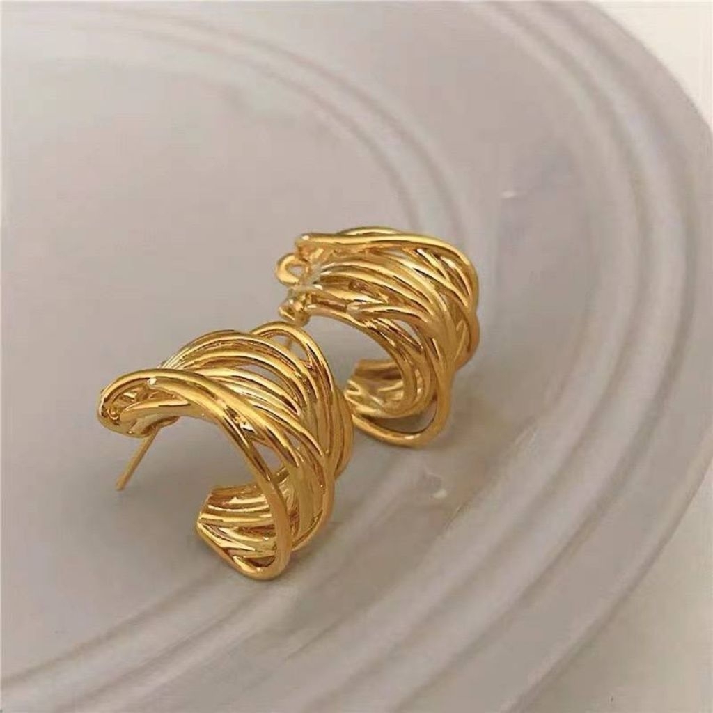 anting import/anting fashion/anting s925/anting hoop gold