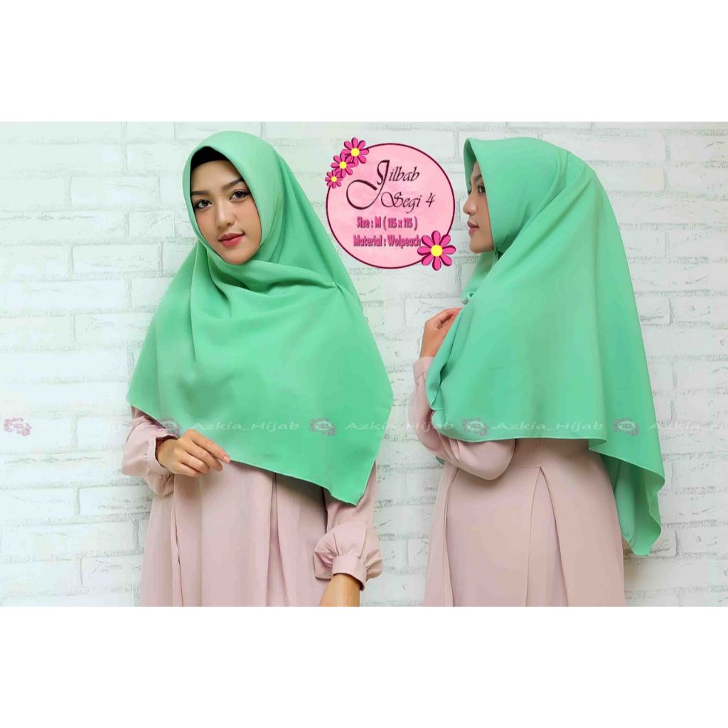 Azkia Hijab - Segi Empat Wolfish