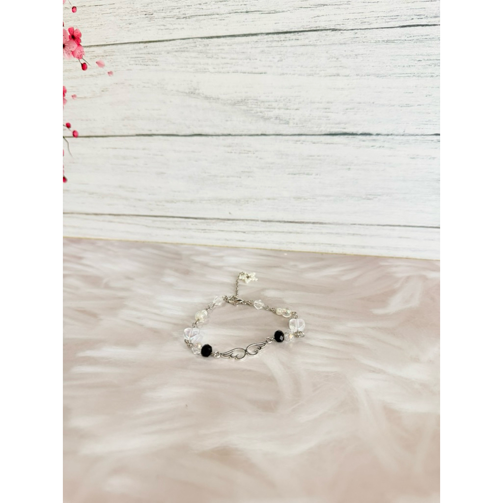 Gelang Manik Manik Aesthetic/Gelang Lucu Manik Manik/Gelang Sayap Manik Manik