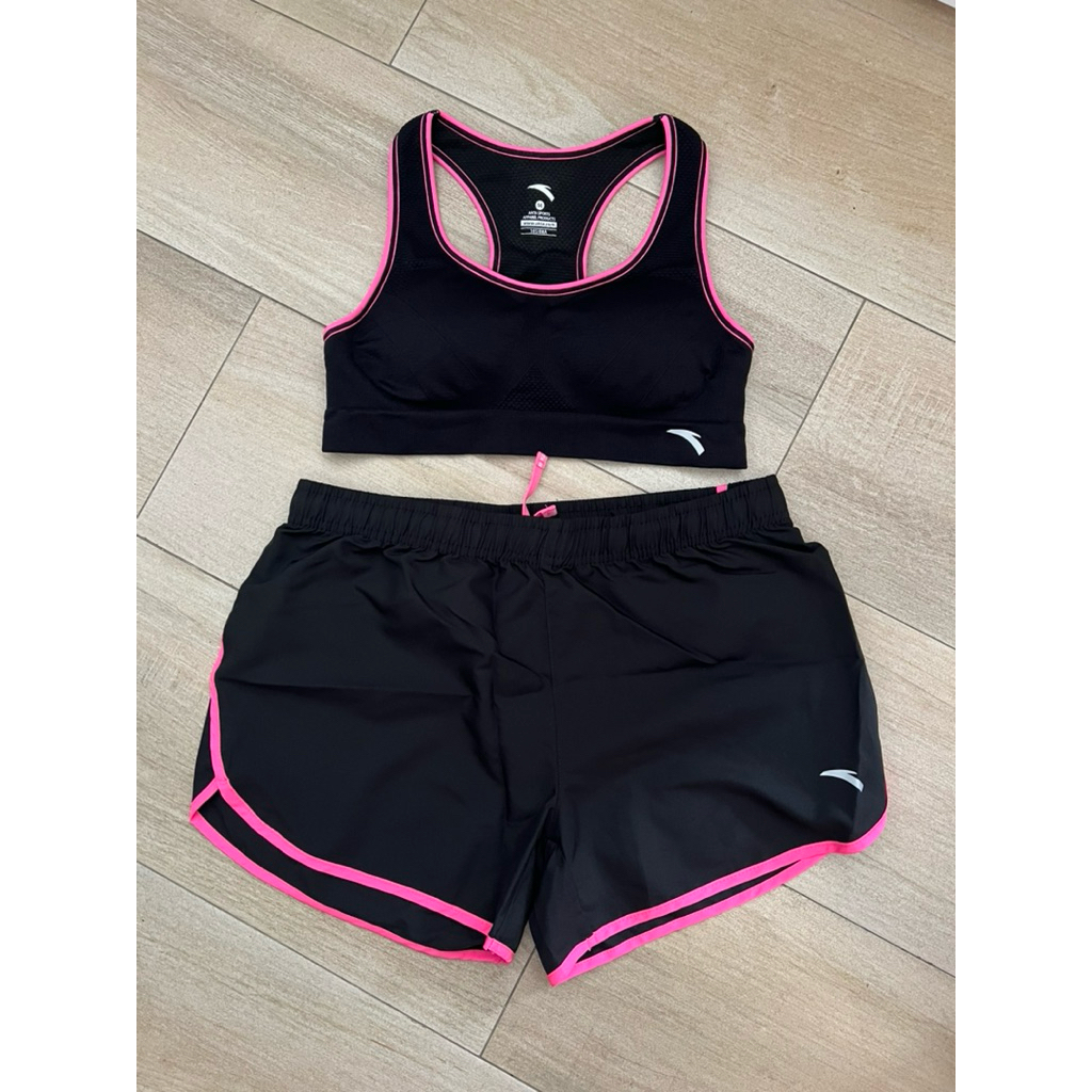 Anta 1 set Sport Wear (Short, Bra Sports, Tshirt)